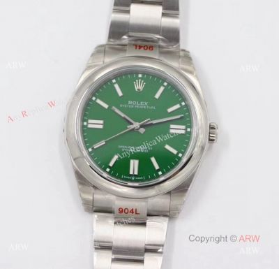  Rolex Oyster Perpetual 41 With Green Dial Swiss 3230 Replica Watches